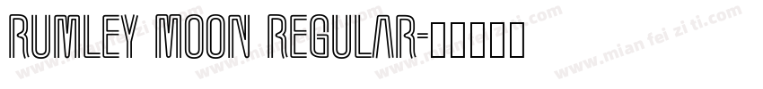 Rumley Moon Regular字体转换